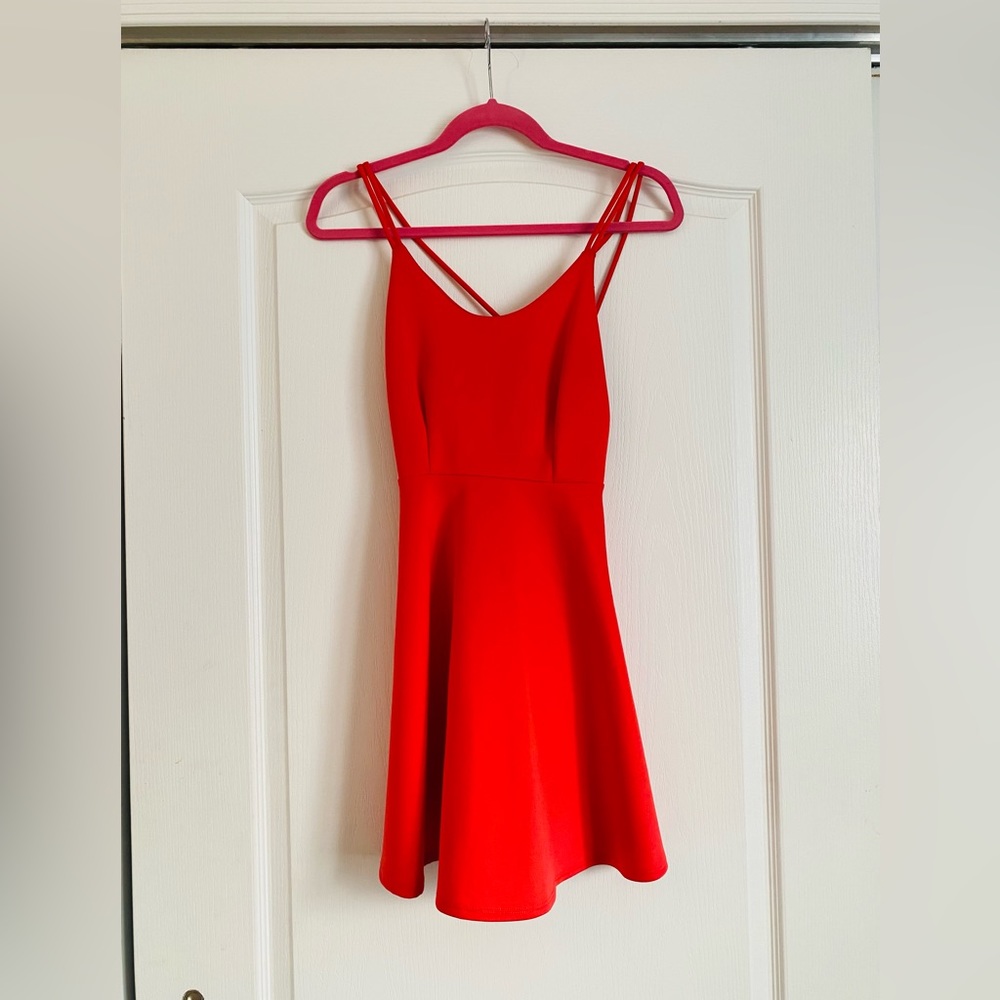 Red skater dress from TJ Max size M
